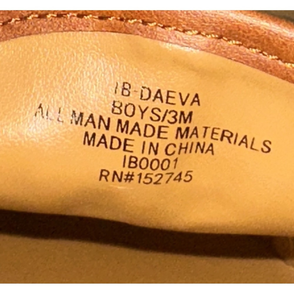 Two By Vince Camuto Daeva Brown Leather Horsebit Driver Loafers Slip On Boy's 3 - Picture 10 of 11